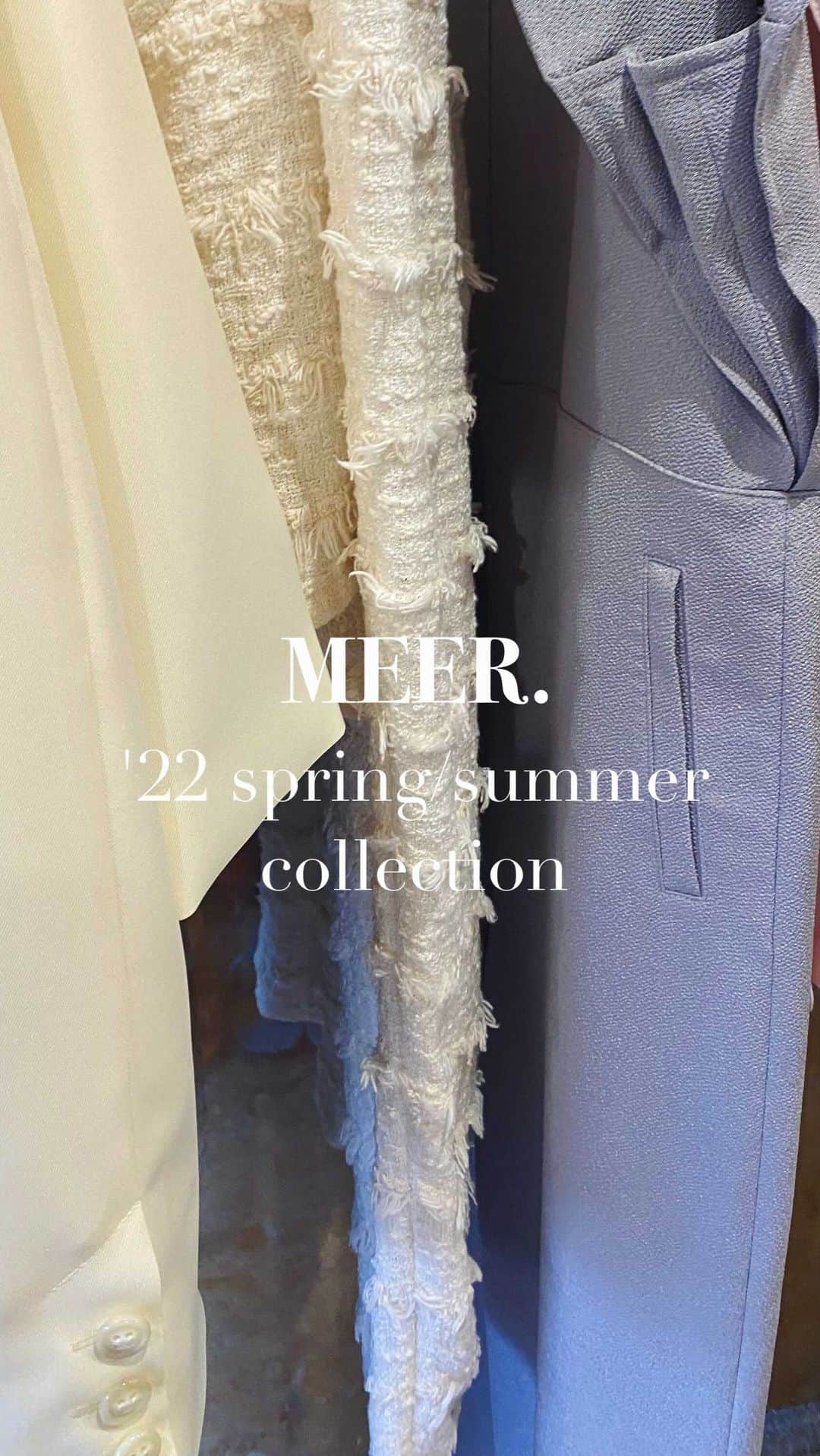 山内一世のインスタグラム：「🌸 '22ss collection LIVE #meer_22ss」