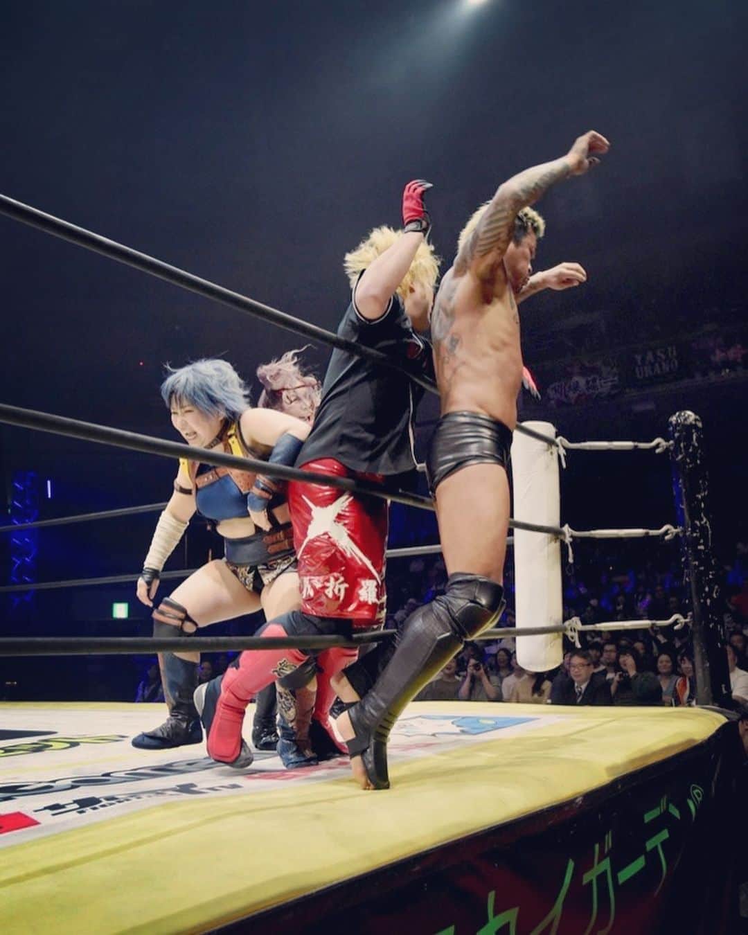 天満のどか & 愛野ユキのインスタグラム：「Ultimate Party 2019 ～DDTグループ大集合！～ ガントレットタッグマッチ 貴重な経験だったな  3.19は東京女子プロレスだけで両国国技館に立つ❤️‍🔥  #prowrestler #prowrestling #tjpw #tjpwgp22 #爆れつシスターズ #伊藤リスペクト軍団 幻の#爆れつブラザーズ」