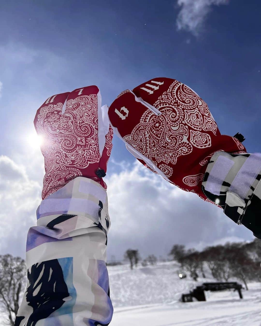 山崎みどりさんのインスタグラム写真 - (山崎みどりInstagram)「HOKKAIDO NISEKO Snowboard day🏂  お気に入りのユニセックスREDペイズリーグローブは @marqleen の新作♥️  めちゃくちゃ可愛くて、しかもあったかい♥️ そしてミトンに見えて、指が二股に分かれてるから使いやすい✨  この日は Snow wear... @marqleen  goggle... @dragon_japan  board & boots... @burton  binding... @salomon   だったよ♥️ ────────────────────────── #スノボ#スノーボード#🏂#❄️#スノボー女子 #スノボウェア #marqleen #スノボー動画 #snowboarding #snowboard #snowboardgirl #hokkaido #enjoysnowboarding #niseko #nisekojapan」3月4日 19時19分 - midori_yamasaki_