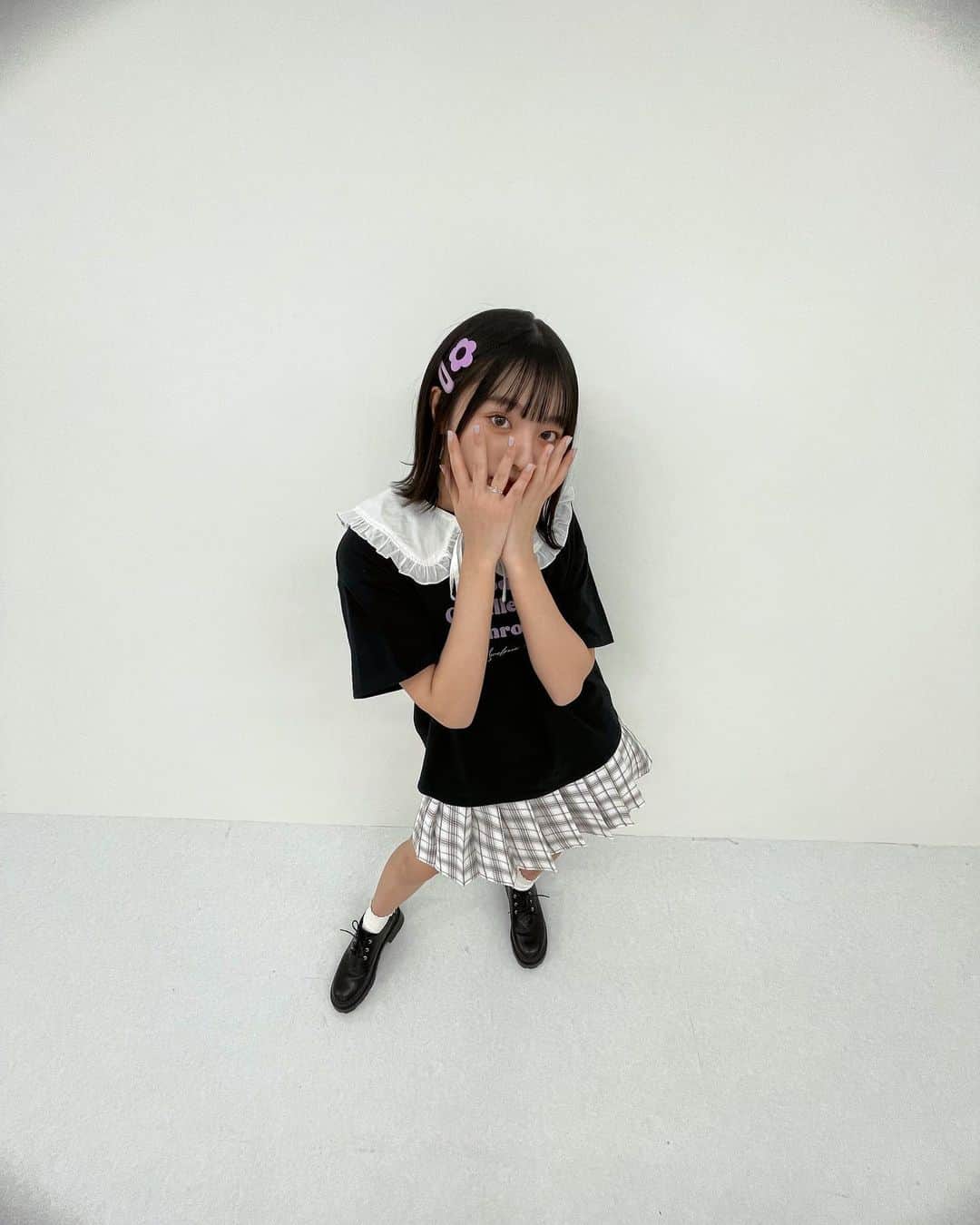 のインスタグラム：「こころ氏に広角でとってもらった👾   #春服  #ラブトキ  #ガーリーコーデ」