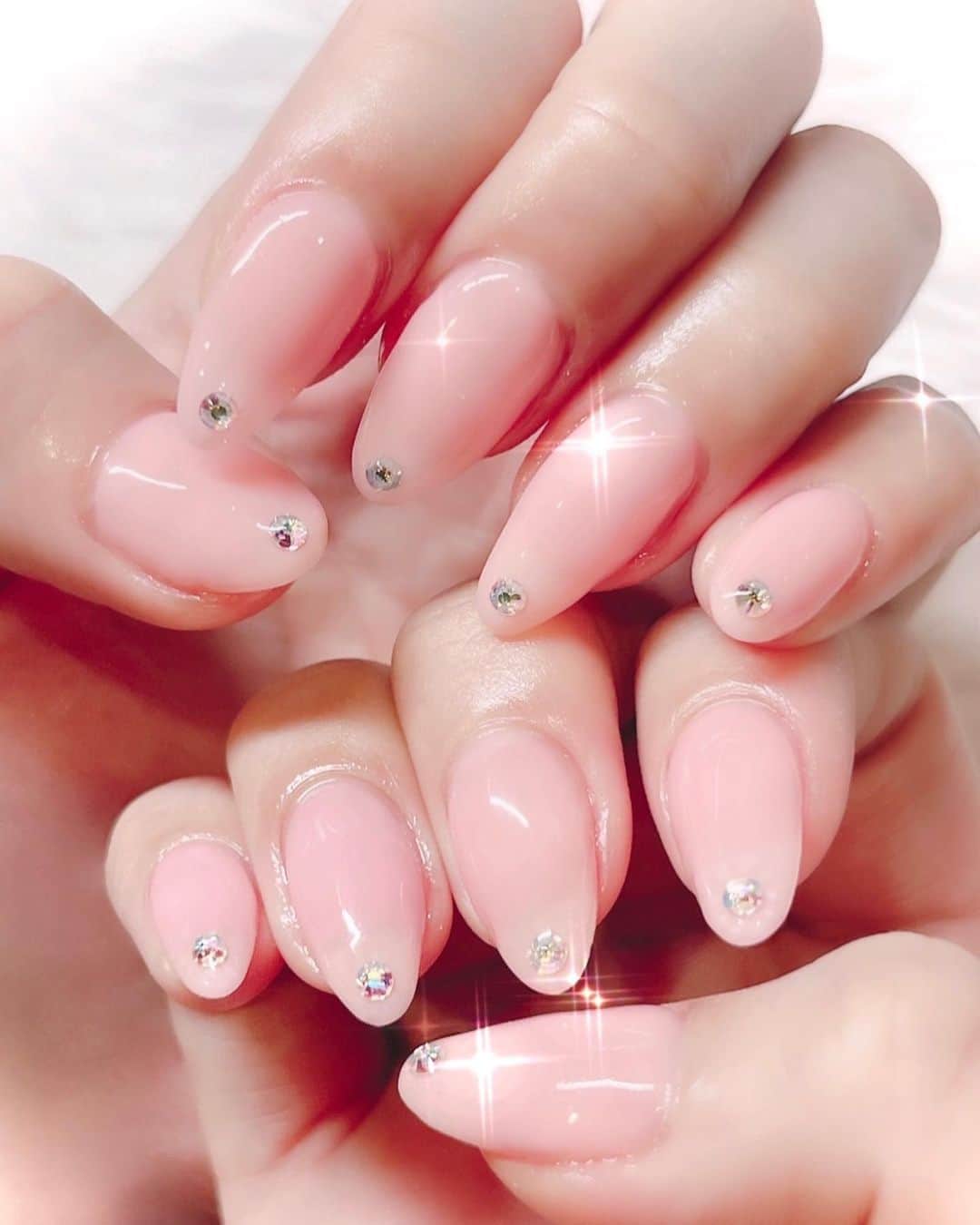 のインスタグラム：「#💅#🌸#💓  #new #nudienails ✨ by 【 @aries_ebisu 】💅  #thanks 💋 #咲ネイル💅🏼💜」