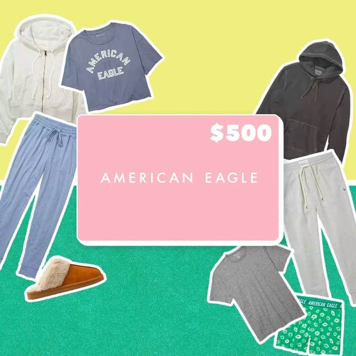 American Eagleのインスタグラム：「GIVEAWAY! Last week you voted on a perfect Men’s and Women’s Spring ‘Fit and now you and a friend have a chance to win it! To enter:  1. Follow @americaneagle on Instagram 2. Share this post to your IG Story and tag @americaneagle 3. Tag a friend in the comments with #AESweeps  You each could win a $250 gift card -- $500 total -- to get this ‘fit. You must complete all steps to enter. Don’t forget to check your DMs–you might be a lucky winter!  NO PURCHASE OR PAYMENT NECESSARY TO ENTER OR WIN. Sweepstakes starts at 10:00 am on Saturday, March 05, 2022 and ends at 11:59 pm on March 07, 2022. Open only to legal residents of 50 US & DC and Canada (void in the province of Quebec). Must be 18 or older to enter. Enter by following @americaneagle on Instagram, include #AESweeps and tagging one (1) friend in the comments of Sponsor's Sweepstakes Instagram post and sharing it. See Official Rules: http://on.ae.com/6001wTShV for complete details. Odds of winning depend on total number of entries. Void where prohibited. This promotion is not sponsored or endorsed by, or affiliated with Instagram. Sponsor: AEO Management Co., © 2022 AEO Management Co. All rights reserved.」