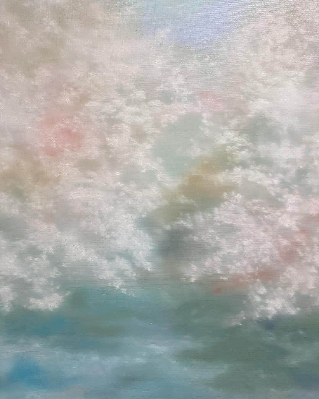 大石絵理さんのインスタグラム写真 - (大石絵理Instagram)「永遠ちゃんの描く桜🌸 咲き誇る満開の桜、夜風に舞う桜、地面を埋める桜。 どれも本当に美しいです👏」3月6日 11時43分 - erioishitokyo