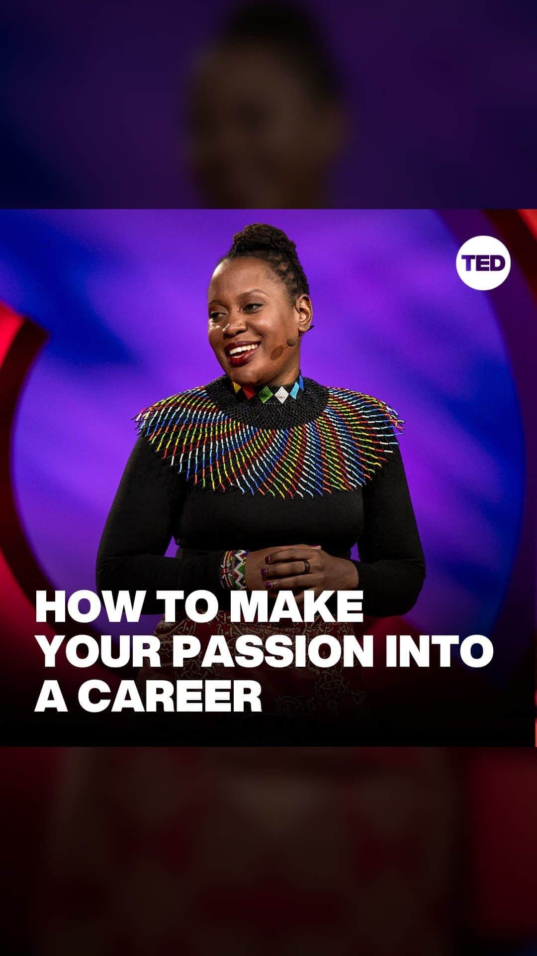 TED Talksのインスタグラム：「What’s your passion? And if you’re not sure, don't worry — you’re not alone. To identify it, all you need to do is look inward, according to social entrepreneur @NoelineKirabo. Yes, that may seem scary or strange, especially if you’re not used to doing it. Just ask yourself these 2 questions:   1️⃣ “If I had all the time and money in the world, what would I spend my time doing?”  2️⃣ “What makes me happy or gives me the deepest sense of fulfillment?”   Knowing your answers to these questions *and* acting on them will help you take off! As Kirabo says in her TED Talk, “When passion becomes a career, you don't just excel. You become unstoppable." Want to hear more about how to uncover what you were meant to do? Visit the link in our bio to watch her full talk.」