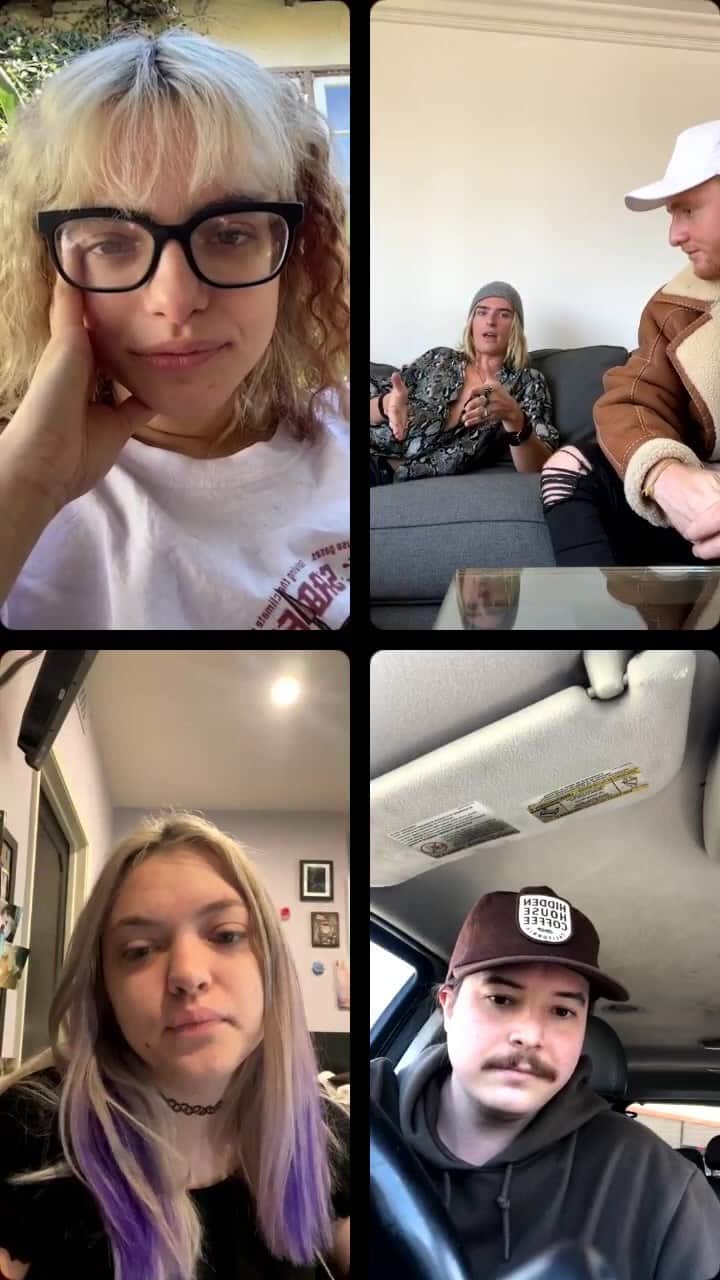 HEY VIOLETのインスタグラム：「HEY VIOLET X VOILA talking about “imaginary friends”」