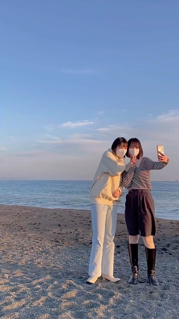 池田愛梨のインスタグラム：「画質激落くん🤳📸(　いつかの休日　) 🌊☕️」