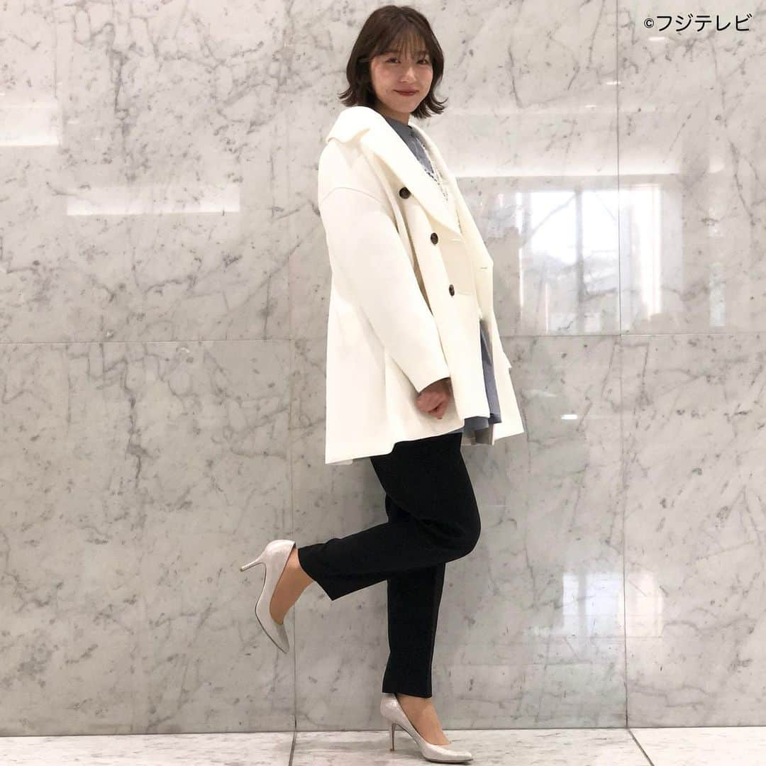 フジテレビ「めざましテレビ」さんのインスタグラム写真 - (フジテレビ「めざましテレビ」Instagram)「ファッション雑誌CanCamとコラボした お天気コーナー「きょう何着て行く？」 阿部華也子の毎日のコーデを紹介♪  ３月７日（月） ★コーデ★ ・コート　@apuweiser_official 　３万８００円 ・ベスト付きチュニック　@apuweiser_official ２万３１００円 ・パンツ　@gu_for_all_ 　１９９０円 ・靴　　@kanematsu_official 　２万５３００円  ・ピアス　@abiste_official ５４００円   ☆ポイント☆ 引き続き人気のベストが 今季さまざまな素材で登場中！❗️ ツイードでクラシカルに仕上げた一枚は 手持ちのシャツやブラウスに合わせるだけで 上品な印象を高めてくれます♪ 軽やかな短め丈なら スタイルアップ効果も期待できます✨  #めざましテレビ #きょう何着て行く？ #阿部華也子 #今日のコーデ #コーデ #CanCam #今日のファッション#ootd #きょう何着て行く？は月〜金朝6時22分ごろ放送 #スタイリストたなべさおり #かやちゃん #きれいめコーデ #きれいめカジュアル #大人コーデ #冬コーデ #オフィスカジュアル #上品コーデ #アナウンサー衣装」3月7日 22時21分 - mezamashi.tv