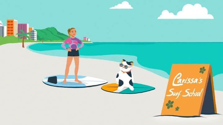 カリッサ・ムーアのインスタグラム：「I really enjoyed working with @cpb_hawaii on a brand new commercial spot that is launching today. It was my first time doing voiceover for an animated character, and it was fun working with Shaka cat! Central Pacific Bank's app has some great features, including being able to chat with a real person while making mobile deposits, managing your budget and paying your bills, all from your phone. Let me know what you think! Member FDIC #sponsored #wherepeoplelikebanking」