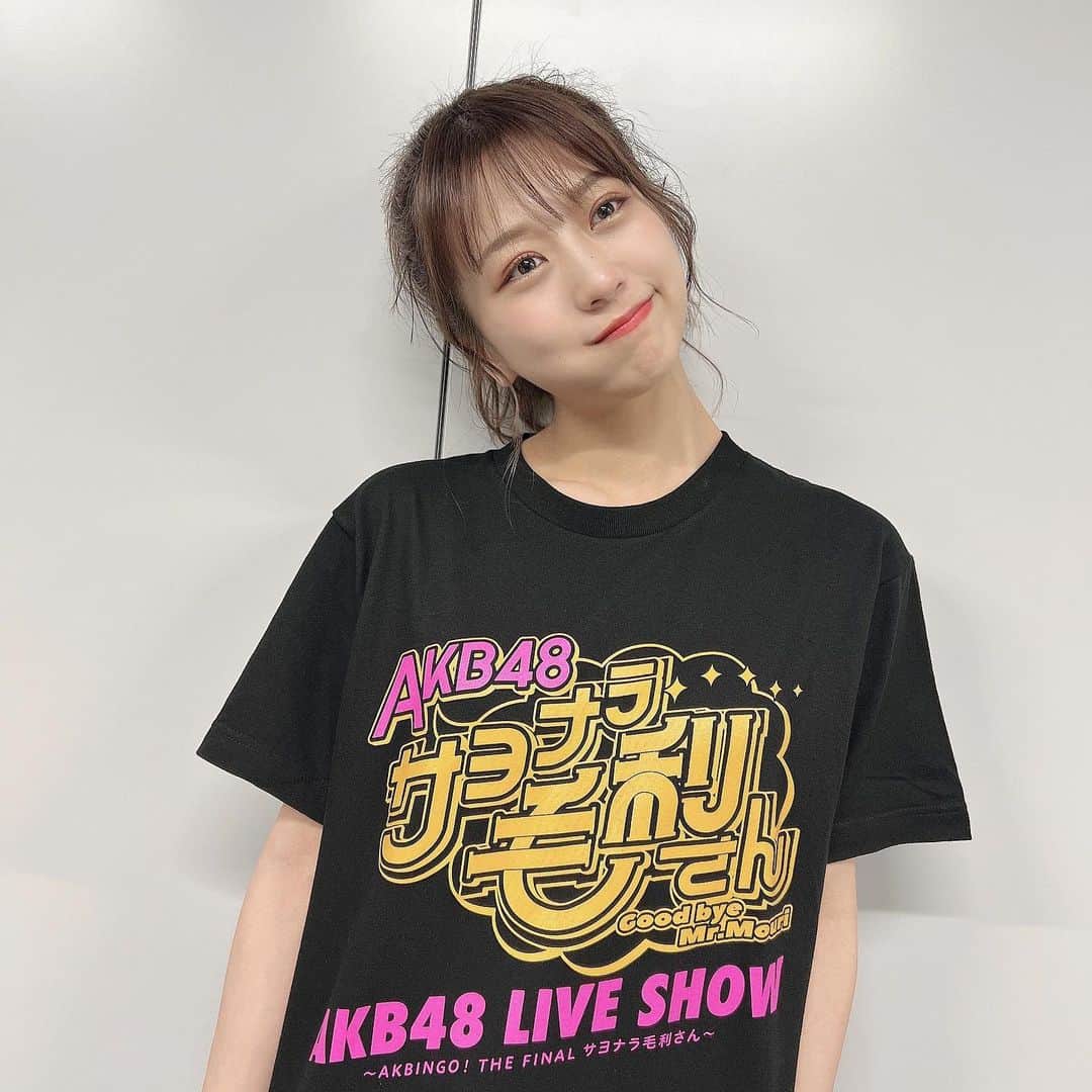 のインスタグラム：「ポニーテールした🐴💛 #AKBサヨナラ毛利さん #ポニーテール」