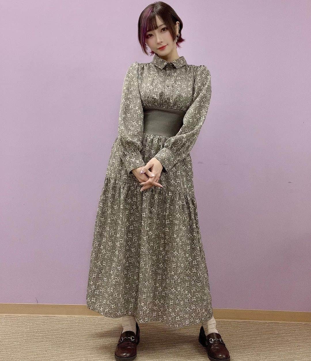 えっちゃんさんのインスタグラム写真 えっちゃんinstagram お清楚さん ワンピース Grl Official ローファー Vivian Collection Official プチプラコーデ コーデ 今日のコーデ 冬コーデ デートコーデ コーディネート 高見えコーデ