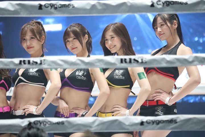 プラネットオシリスのインスタグラム：「. . いつもたくさんスクショや動画ありがとうございました🥊💕 . . . #RISE#格闘技#ラウンドガール#roundgirl」