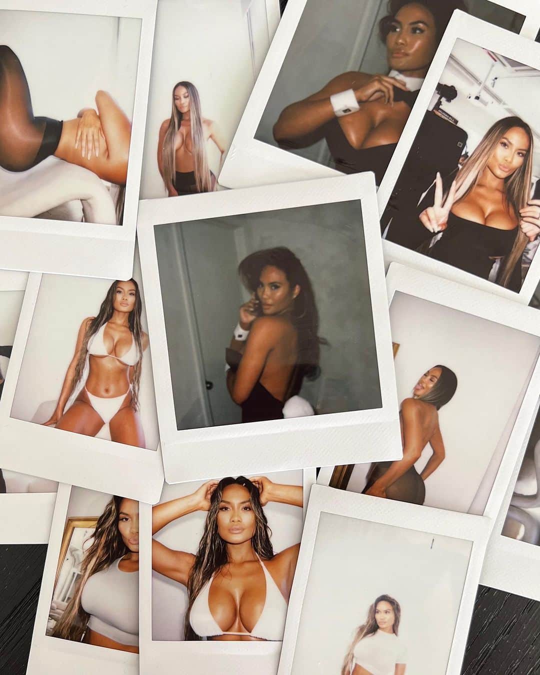 ダフネ・ジョイのインスタグラム：「Polaroids by Jen 🖤」