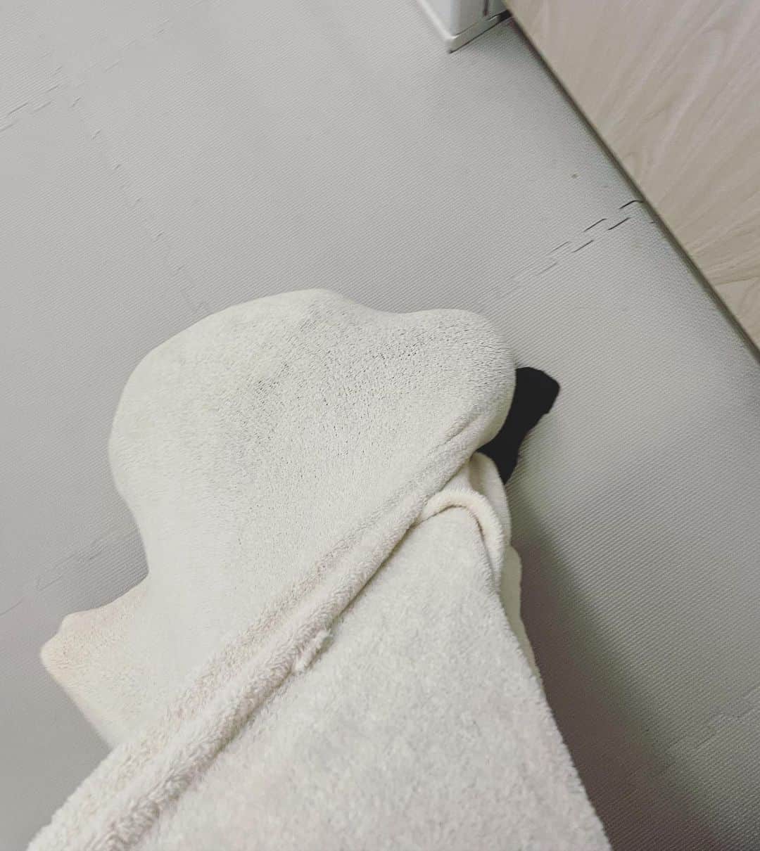 楊原京子さんのインスタグラム写真 - (楊原京子Instagram)「朝ご飯作る間、服の中に入ってくる息子。（かわいい。親バカ🤪）朝の癒し。 ・ ・ #息子　#朝の癒し　#一歳男の子」4月4日 22時17分 - kyoko.yanagihara