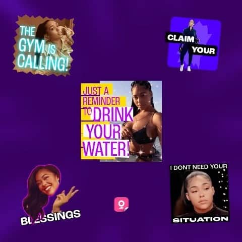 ジョーディン・ウッズのインスタグラム：「So excited to announce that I'm an official meme now! 😂 Get my sticker pack designed by yours truly via the link in my bio!💕」