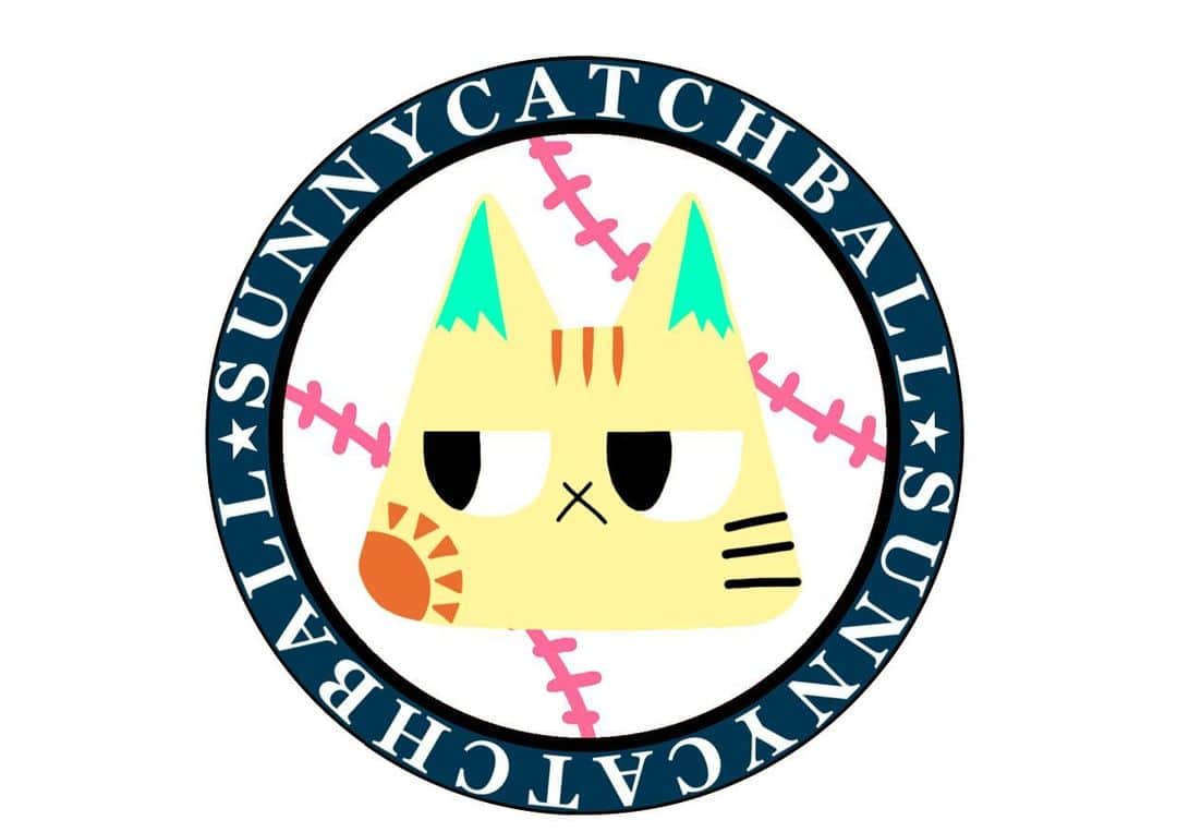 のインスタグラム：「.  ☀️Sunny Catchball 女子野球塾⚾️  ロゴは私が考えております！ マスコットキャラのサニーキャットちゃんは 缶バッチでプレゼントしようかな🤔  スクールキャップはもう少し お洒落でカッコいいものに変更するかもです😂✨  ⭐️初心者大歓迎です⭐️  🔻スクールお申込み・詳細はコチラ ameblo.jp/sunnycatchball/  #女子野球 #女子野球塾 #加藤優 #SunnyCatchball女子野球塾　#SunnyCatchball #拡散希望」