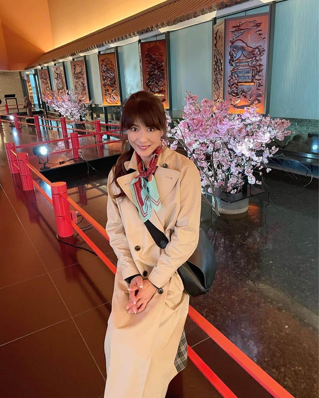 山田佳子さんのインスタグラム写真 - (山田佳子Instagram)「🥰🌸💕 ⁡ ⁡ #いい雰囲気 #和 #桜🌸 #雅叙園 #目黒」4月5日 20時28分 - yoshiko117