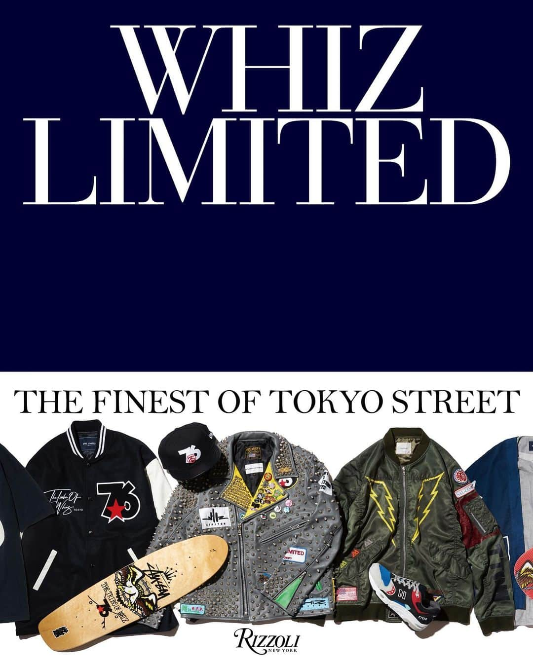 ウィズリミテッドのインスタグラム：「WHIZLIMITED 『THE FINEST OF TOKYO STREET』  Art Director:Motoki Mizoguchi (mo'design inc.) @modesigninc  Designer:Ryu Goda&Junya Kishimoto (mo'design inc.) Assistant Designer:Genki Mizoguchi @mizo_genki  Photographer:Atsushi Fuseya @bobtokyo  Contributor:Nobukazu Kishi @nobukazu_kishiii   Publish Date: April 05, 2022 Format: Hardcover Publisher: Rizzoli @rizzolibooks  Trim Size: 8-3/4 x 11 Pages: 256 US Price: $55.00 CDN Price: $75.00 ISBN: 978-0-8478-7134-6  #whiz #whizlimited #rizzoli #rizzolibooks #thefinestoftokyostreet #modesign」