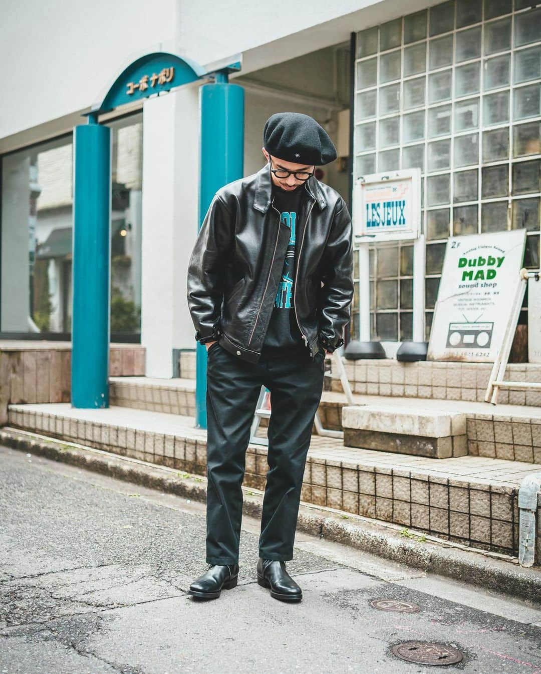 【timeisonレザー コーチジャケット】タイムイズオン timeisonレザー コーチジャケット】タイムイズオン COACH JACKET】cow