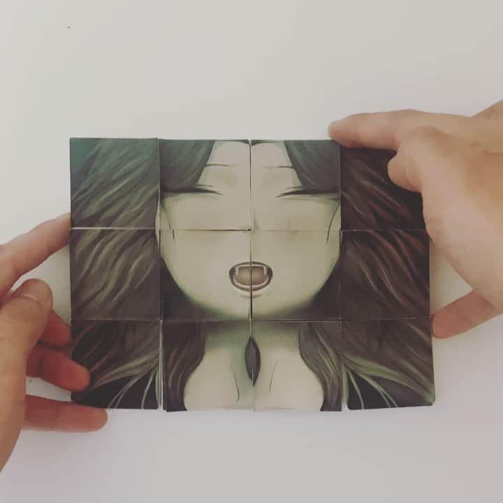 しんらしんげのインスタグラム：「悪魔の女の子　Devil's girl」