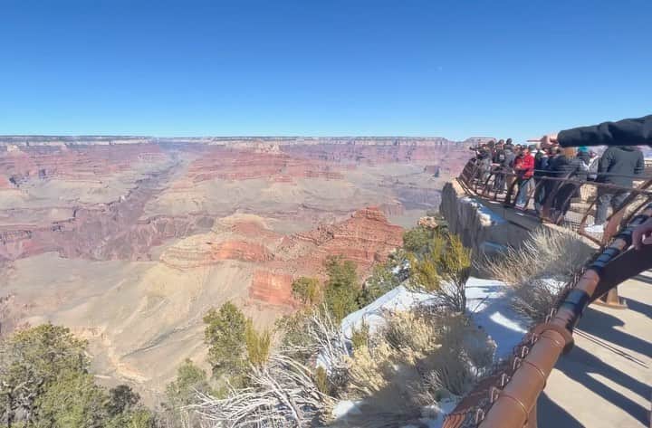 青木涼真のインスタグラム：「間違いなく人生一の絶景 もう少し自由に生きてみようと思いました  #grandcanyon #南斗水鳥拳」