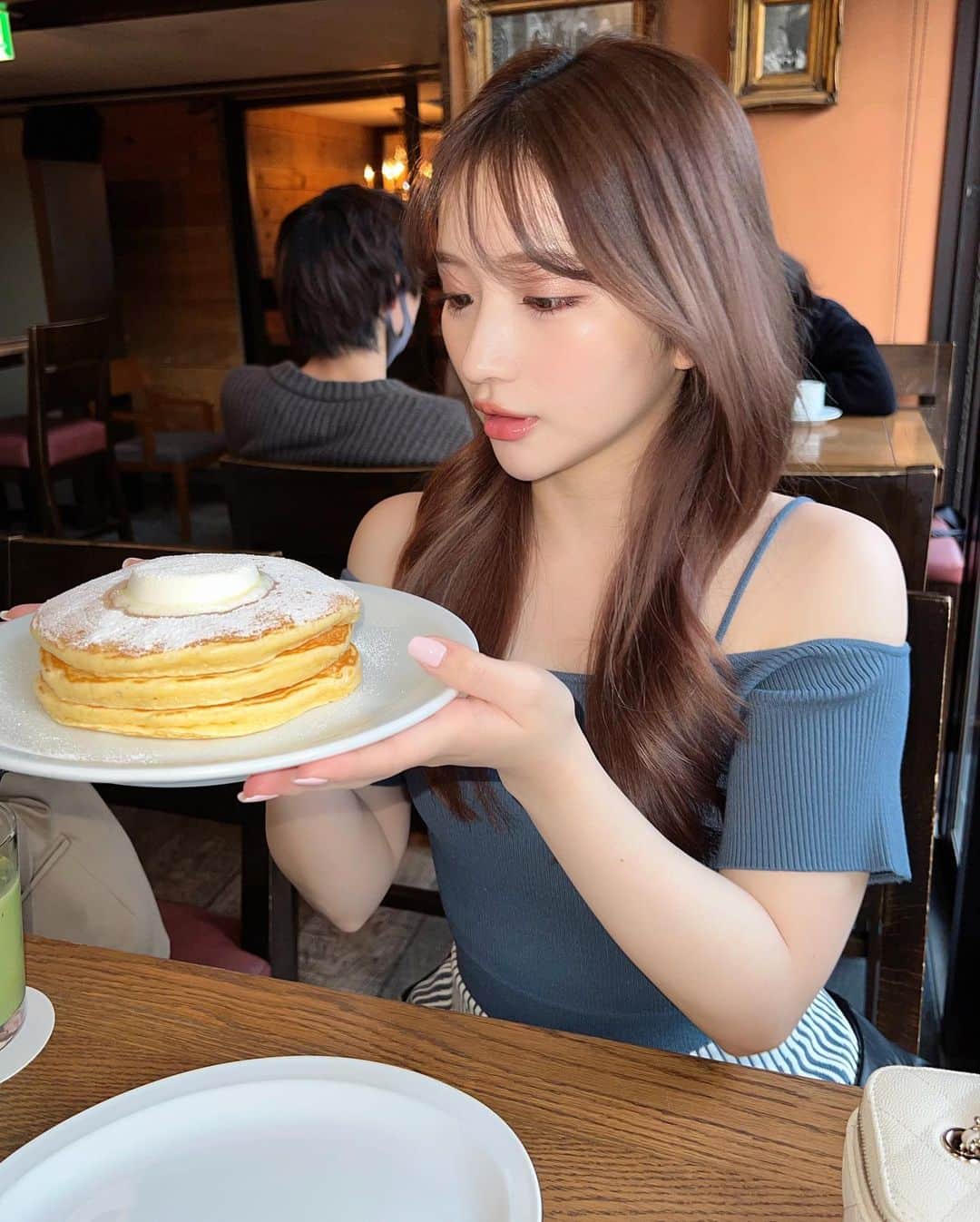 南りほさんのインスタグラム写真 - (南りほInstagram)「久々にこうゆうの食べた🤯🥞🐖🤦🏼‍♀️」3月13日 22時22分 - minami.riho