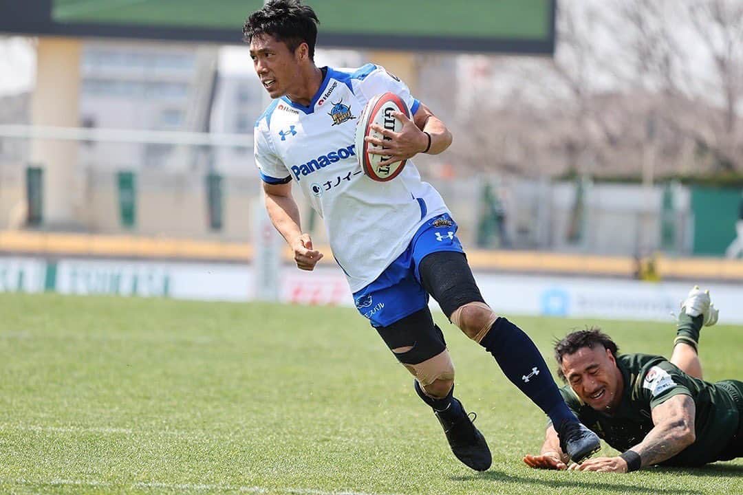 山沢拓也のインスタグラム：「Panasonic 50cap & League One 1st try🙌 #leagueone」