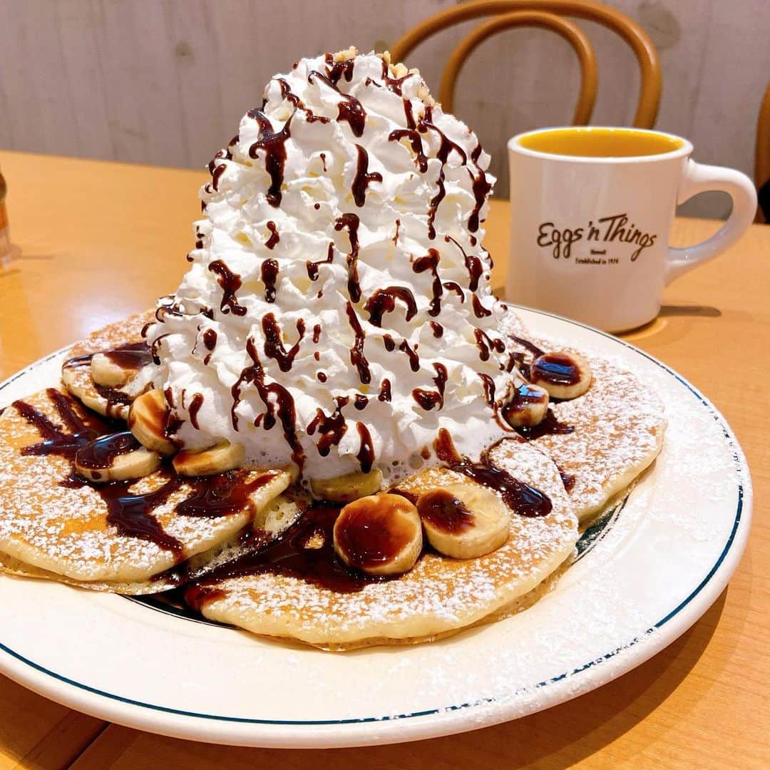 高樹リサさんのインスタグラム写真 - (高樹リサInstagram)「Sunday pancake 😋☀️」3月13日 17時36分 - lisalisa_takagi