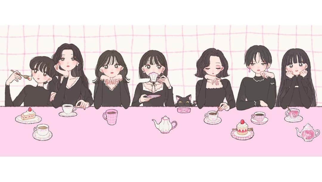 たなかのインスタグラム：「☕️ #illustration」