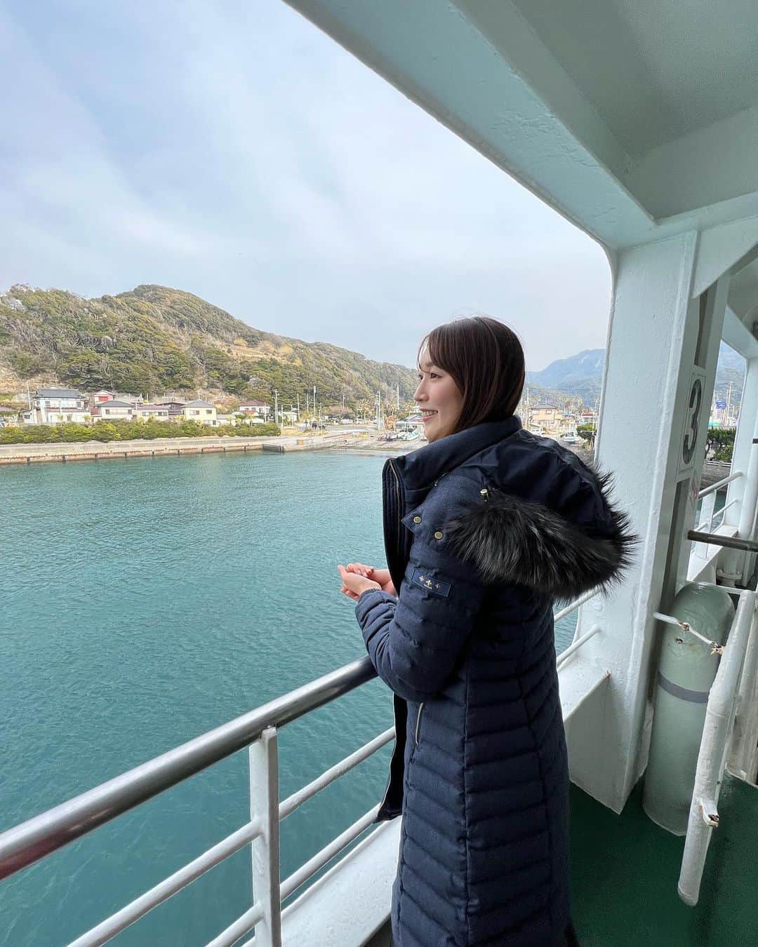 高階亜理沙さんのインスタグラム写真 - (高階亜理沙Instagram)「・ 風が気持ちよかった~🚢🕊 旅行にも行けてないので 普段高速のところを少しフェリーに乗りました🍃 旅行気分味わえた🤣 #フェリー」3月14日 21時14分 - arisa_takashina