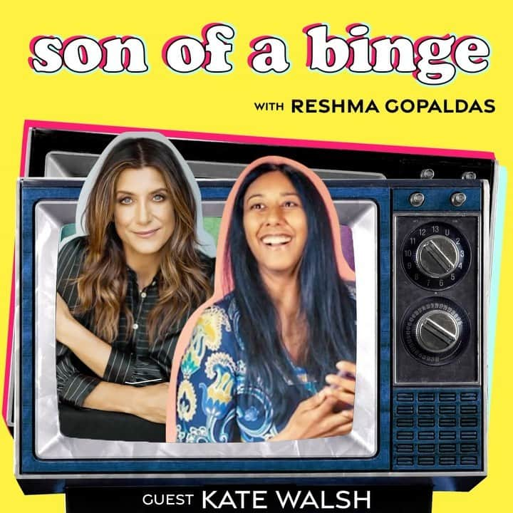 ケイト・ウォルシュのインスタグラム：「LOVED chatting with my dear pal @ReshmaGo on her podcast #SonOfABinge about one of my fav show’s ever, #Outlander! 😍💃 Listen now at the link in my bio or in my stories 🎉💋 (and yes I was 100% guaranteed the FIRST person in America to watch @outlander_starz #fact #truestory)」