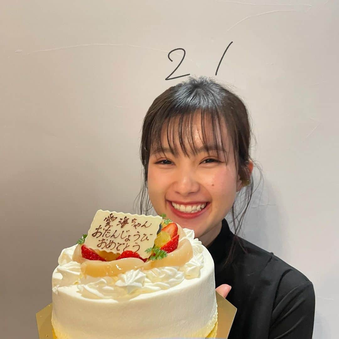 井頭愛海のインスタグラム：「. 21歳になりました！！ これからも頑張りますので、 よろしくお願いしますっ👊👊」