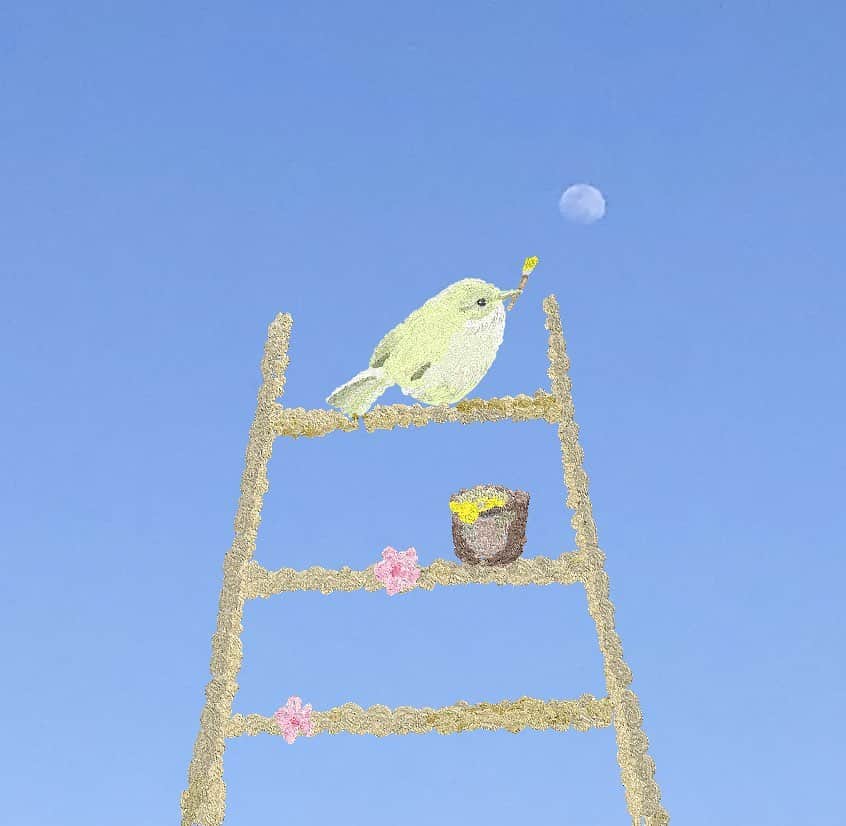 原口奈菜のインスタグラム：「「Worm Moon」に向けて🌕 3月の満月は3月18日  Worm = いもむし🐛 虫たちが冬眠から目覚め、地上へと這い出す時期であることからそのように名付けられているそうです🍃」
