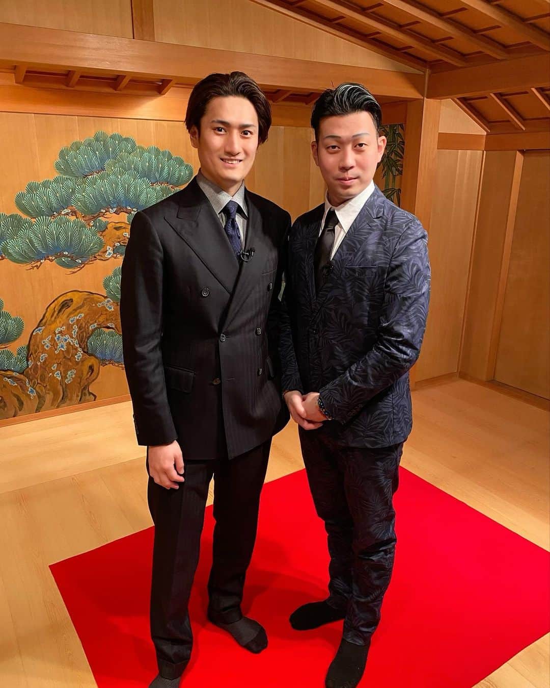 中村隼人のインスタグラム：「同い年である 中村児太郎君と収録してきました！ 久々に語れました☺️ #中村児太郎 #中村隼人」