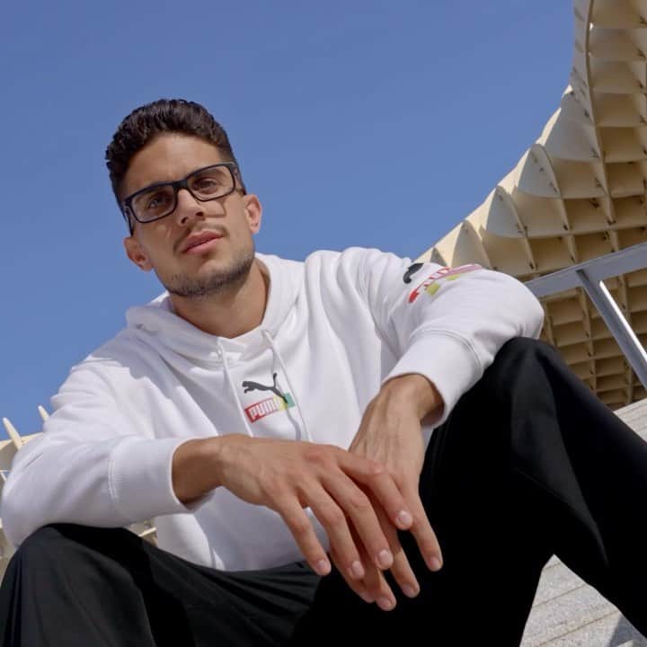 マルク・バルトラのインスタグラム：「It’s easier to visualise my GOALS when I’m wearing #PumaEyewear 😎 @puma @pumasportstyle」