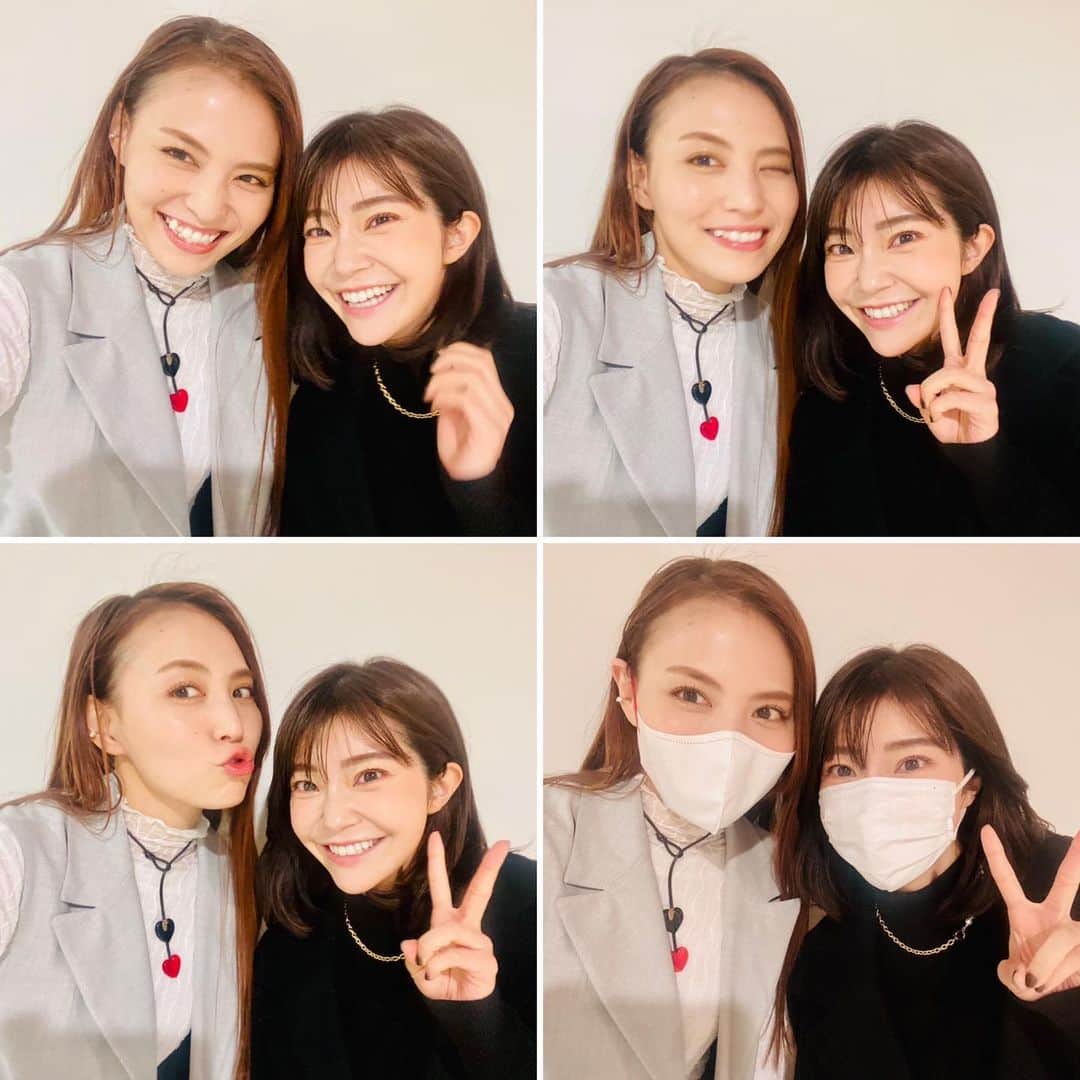 のインスタグラム：「🤭💋☁️🍋☀️ I met her for a moment! マリヤーーー✨😇 お互い仕事と仕事の隙間でほんとちょこっ---と🤏🏼会えた。 彼女の力強さに引き込まれ 私のゲラゲラ話に引き込んで じゃあ！行ってきます💋と2人で意気込んでお仕事へ✨ いいね。ありがとう！マリヤ🍋🍃 #田野アサミ#asamitano#伊瀬茉莉也 #プリキュア ※写真撮る時だけマスク外してます I take off the mask only when taking a picture🤍.  想像以上に彼女はちっさいの🤍 お芝居の場だと感じさせないスペシャルさがあるからプライベートで会うと毎度びっくりする。笑」