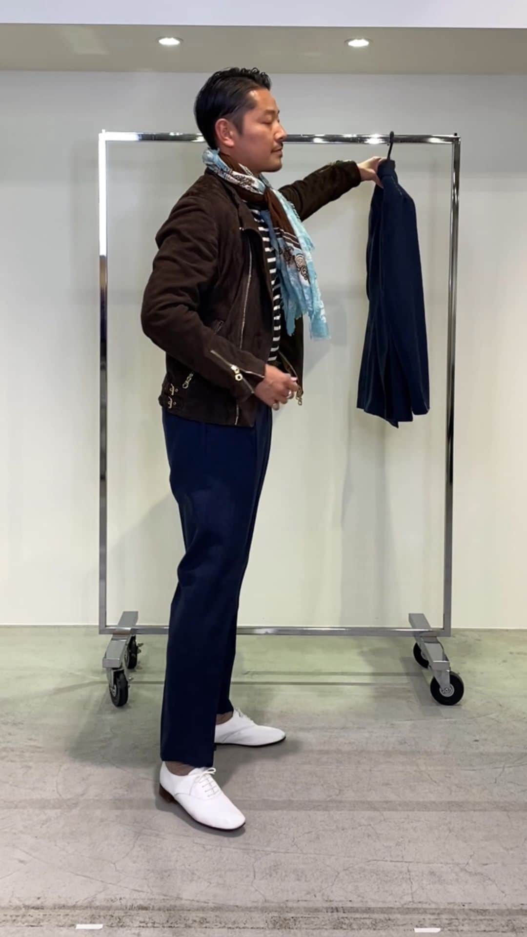 高田朋佳のインスタグラム：「BERWICH x RING JACKET collaboration suits!!」