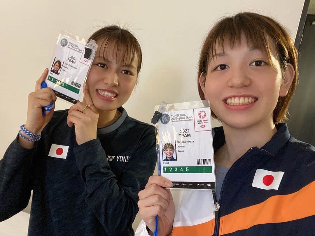 福島由紀さんのインスタグラム写真 - (福島由紀Instagram)「★All England Open 2022★ 2022.03.16  まずは、廣田おかえり☺️！！  無事に復帰戦ができたこと、すごく嬉しいです！ ながーい試合もできて、少しでも長くコートに立てた。 待ってくれていたファンの方々からのメッセージなどもすごく嬉しかったです🥰✉✍  負けてしまいましたが、まだまだこれから。  焦らず、フクヒロらしく。っていうのを少しずつ戻していきたいし、新しいフクヒロも作っていきたいですね！  これからも2人らしく、やっていきます！💪  Welcome back, Hirota. And I'm back as Fukuhiro! Thank you to all the fans who have been waiting for us📣 I will continue to do my best little by little!!   #フクヒロ  #復帰戦  #allenglandopen2022   #まだまだこれから   #感謝の気持ちを忘れずに   #笑顔で  #また頑張ろう  #少しずつ」3月17日 2時39分 - bluvic01