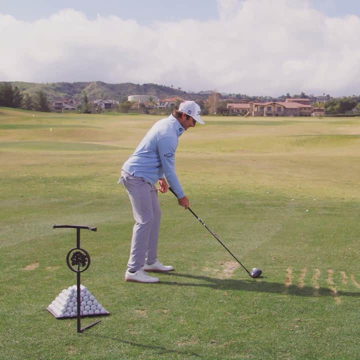 マックス・ホーマのインスタグラム：「Watch me and @_SnappyGilmore face off and talk about what it means to #MakeTheGameYourOwn.  #GenesisPartner #GenesisUSA #GV80 #GolfSwing #GolfShot #GolfLife #golf」