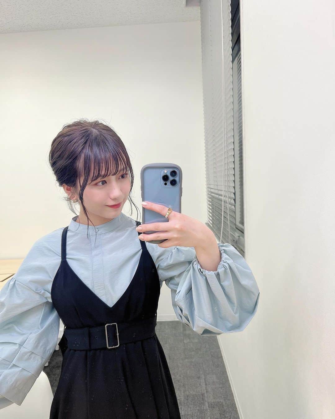 のインスタグラム：「. ある日の私服です👗 タグ付けしてます🏷  tops @milaowen_official  onepiece @snidel_official   #ootd #私服 #なんコーデ」