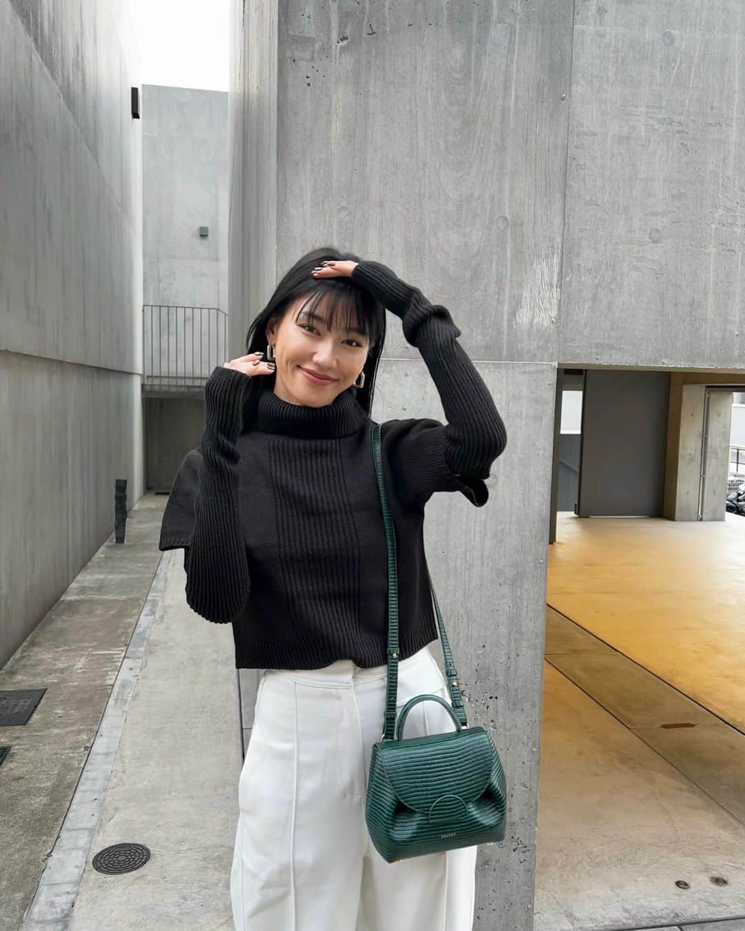 松本優のインスタグラム：「. . #yucode👗  . . #ootd#outfit#fashion#code#polene#grl#thefabclub#私服#コーデ#ファッション」