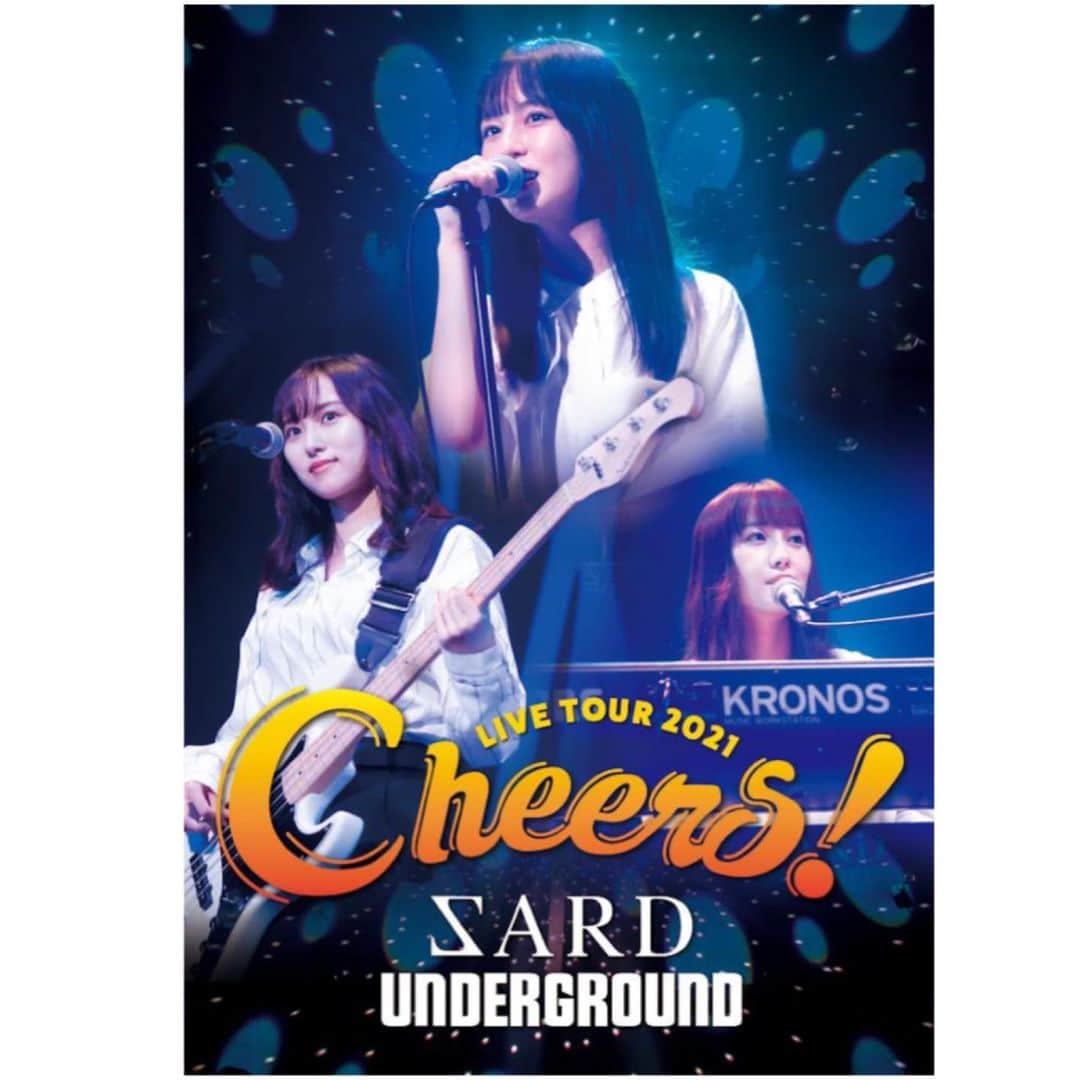 杉岡泉美のインスタグラム：「「SARD UNDERGROUND LIVE TOUR 2021[Cheers!]」2022.3.16日にBlu-ray！！が発売されました！！🎸🎸✨  あの日のライブを共有出来ることは本当に嬉しいです！😖！ 私たちの映像とともに楽曲も楽しんでいただけますように、、🔥」
