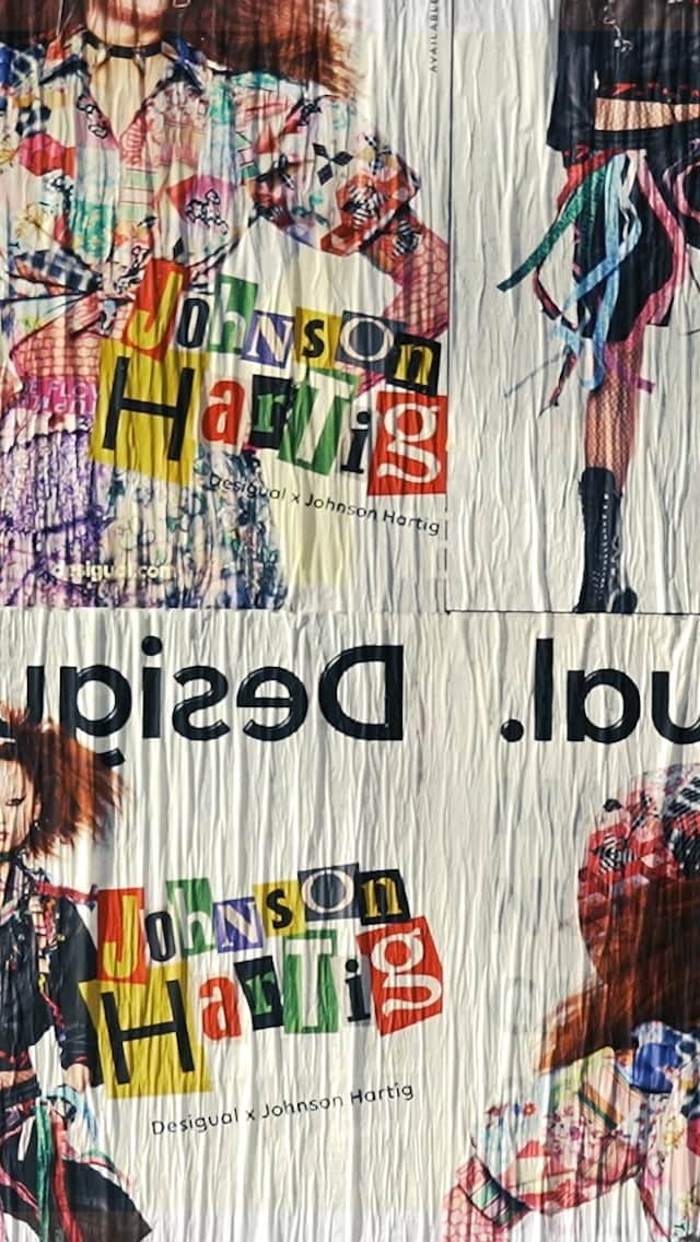 デシグアルのインスタグラム：「#DesigualXJohnsonHartig is taking over the streets! And your wardrobe 😉」