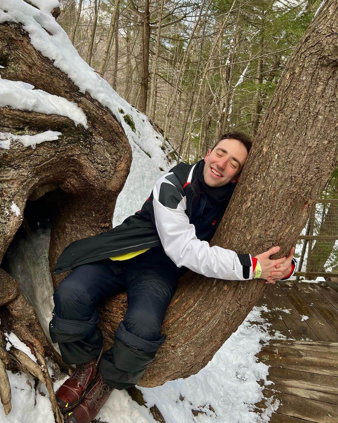 Jacob Simonのインスタグラム：「Who you calling a tree hugger?」
