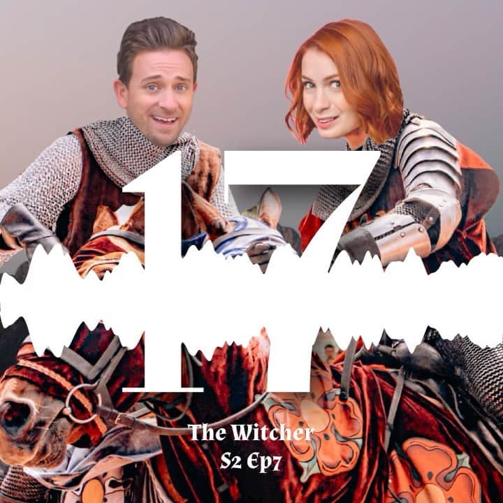 フェリシア・デイのインスタグラム：「We are winding up @witchernetflix season 2! We looooove the show but Tom had some words to say about the hair this episode. Get Undressing the Witcher wherever you get podcasts!」