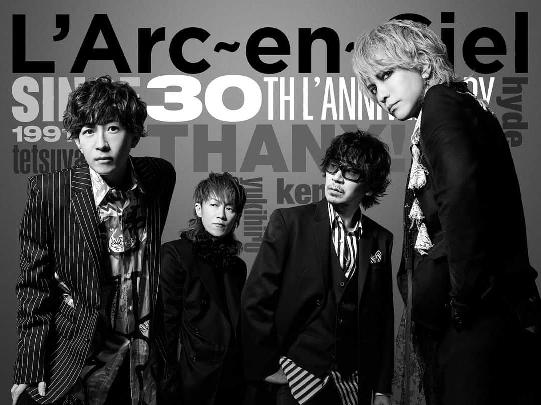 tetsuyaのインスタグラム：「L'Arc～en～Ciel 新アーティスト写真公開！ #LArcenCiel #tetsuya #30thLAnniversaryLIVE」