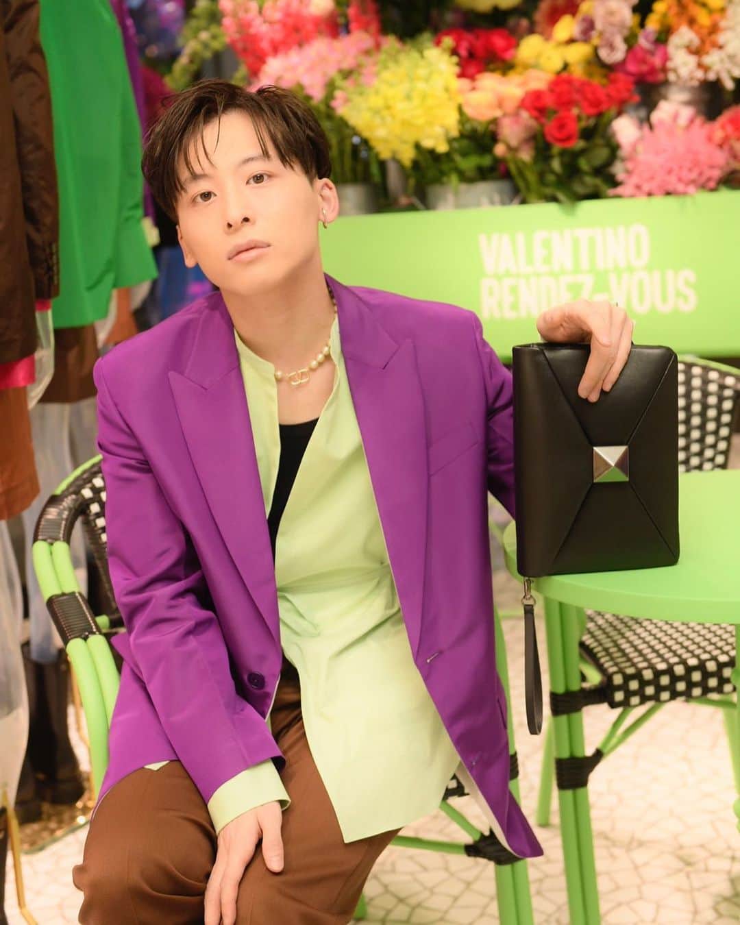 工藤大輝のインスタグラム：「#ValentinoRendezVous @maisonvalentino 💐」