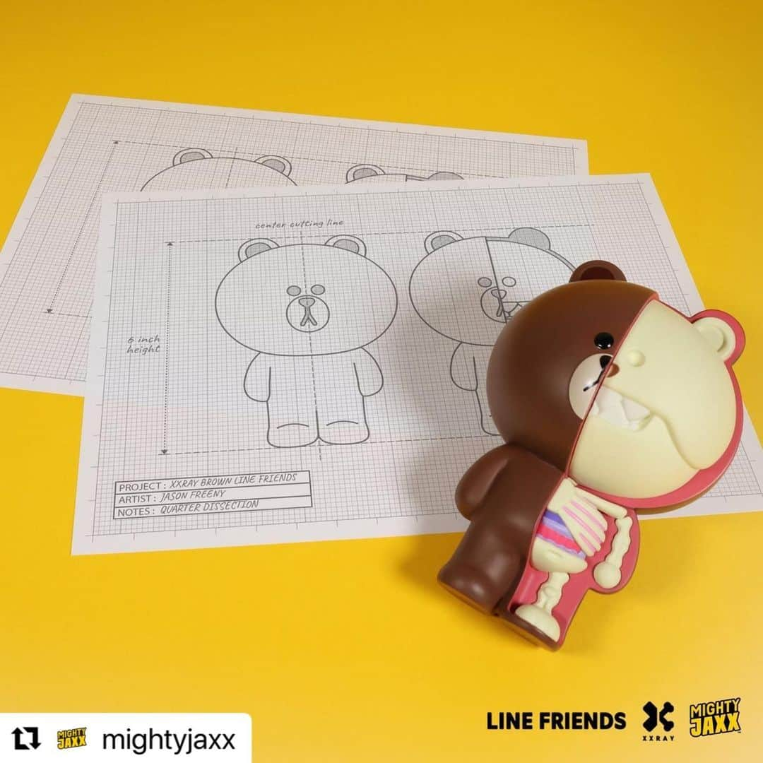 LINE FRIENDSさんのインスタグラム写真 - (LINE FRIENDSInstagram)「#Repost @mightyjaxx with @make_repost ・・・ Mighty Jaxx XXRAY PLUS BROWN LINE FRIENDS Coming Soon!😎  #MightyJaxx #JASONFREENY #LINEFRIENDS #BROWN #XXRAY #IMPRESSIVEPRESENT #IPMALL #limitededition #toystagram #art #designertoy #ComingSoon」3月18日 17時36分 - linefriends