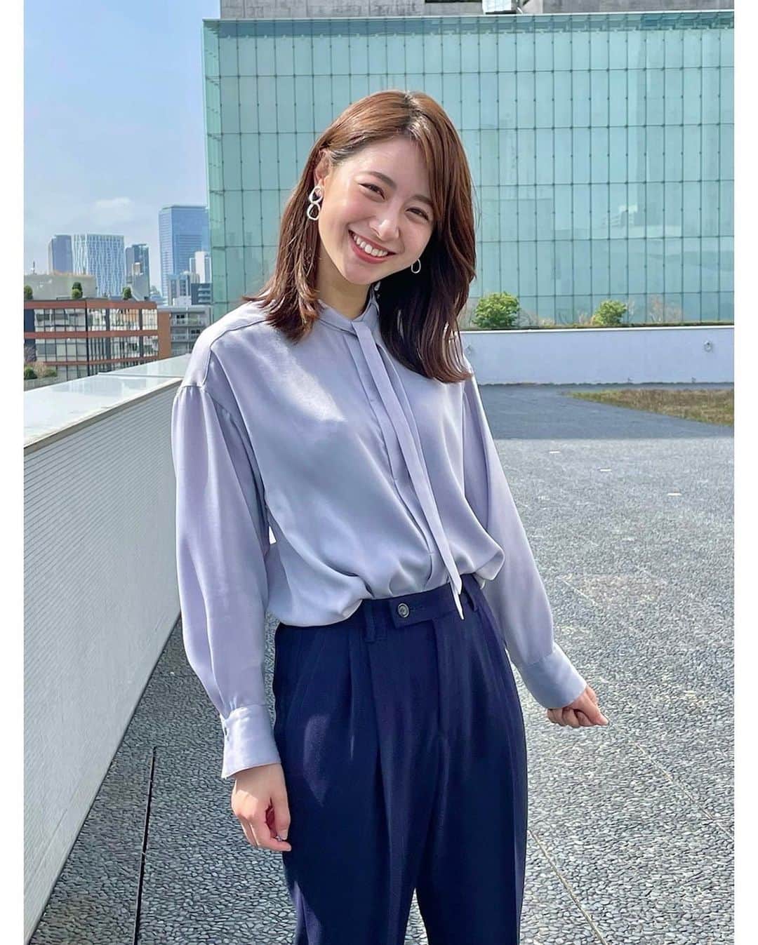 林美沙希さんのインスタグラム写真 - (林美沙希Instagram)「. 今週もお疲れ様でした☺︎ 寒い一日になりましたね、、！ 先日は地震もありましたし、 どうかゆっくり 体を休められますように🙇‍♀️  #annニュース #ワイドスクランブル #林美沙希 #衣装 #東京タワー と#outfit」3月18日 21時46分 - misaki0hayashi