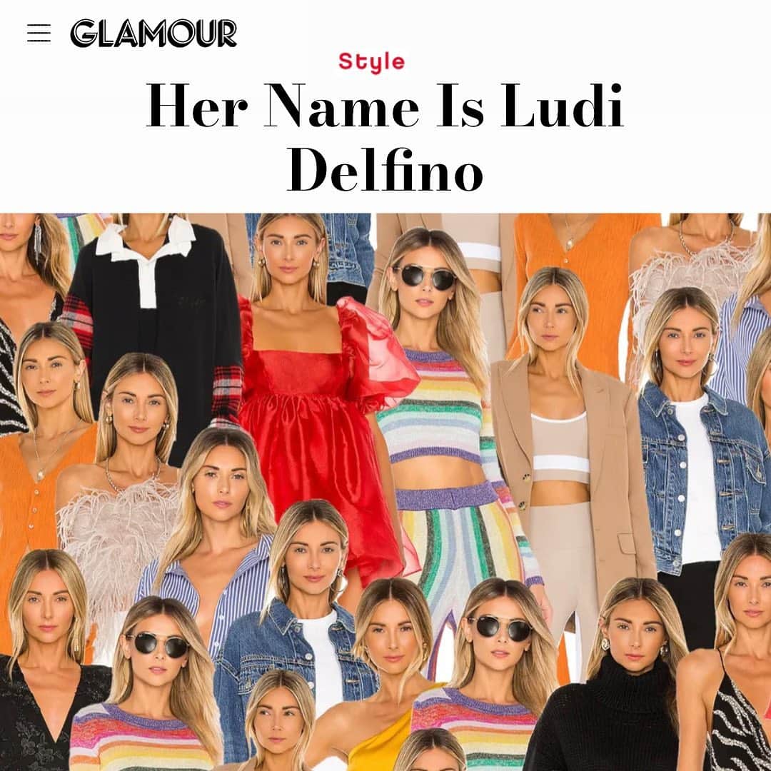 Ludi Delfinoのインスタグラム：「Thank you @glamourmag and @perriesamotin for such an amazing article. Full article available in story highlights ❤️」