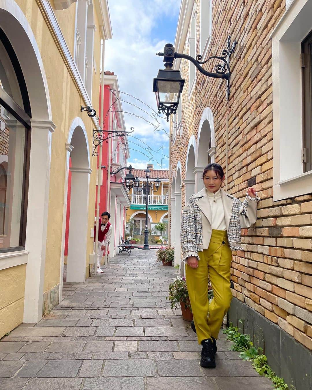 西野未姫のインスタグラム：「インスタ映え❤️ 楽しいロケだったなぁ〜😆  #なんちゃってトラベル #BS日テレ #今日19時から放送 #イタリア #ロケ」